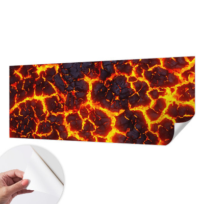 Samolepicí dekorativní fototapeta Silné magma