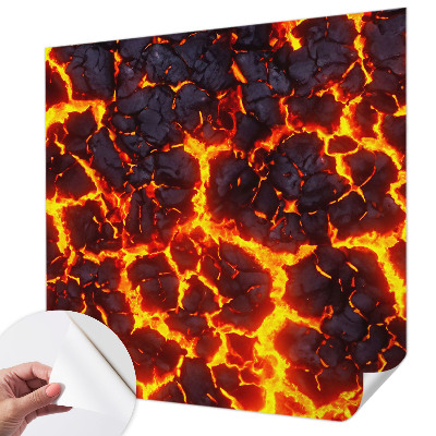 Samolepicí dekorativní fototapeta Silné magma