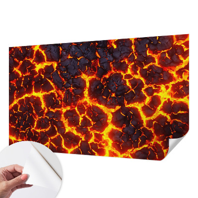 Samolepicí dekorativní fototapeta Silné magma