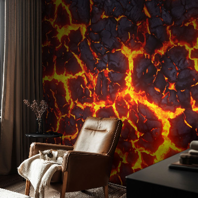 Samolepicí dekorativní fototapeta Silné magma