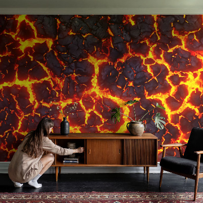 Samolepicí dekorativní fototapeta Silné magma
