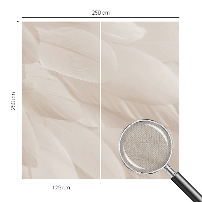 Samolepicí fototapeta na míru Éterické peří