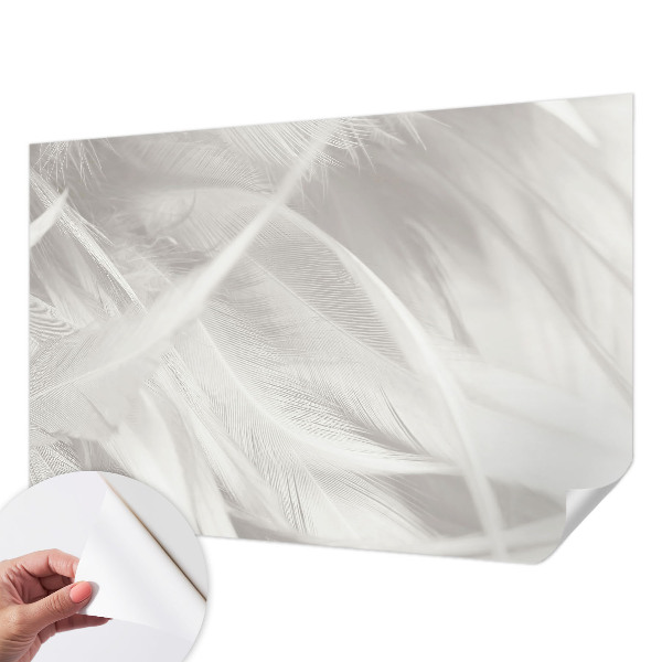 Samolepící fototapeta 3d Jemné peří