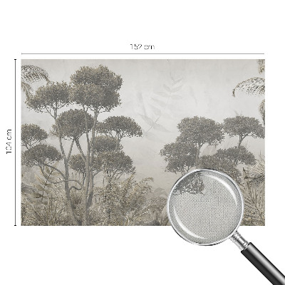 Samolepicí fototapeta do obýváků Tropická džungle