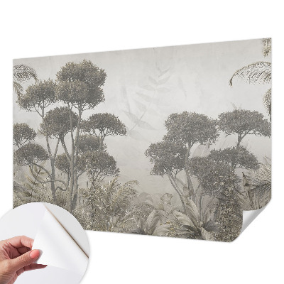 Samolepicí fototapeta do obýváků Tropická džungle