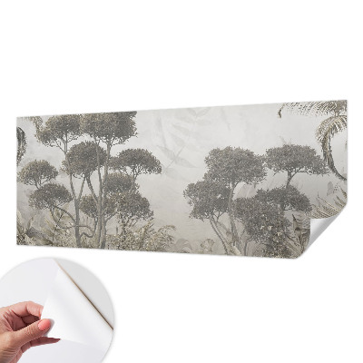 Samolepicí fototapeta do obýváků Tropická džungle