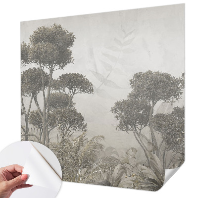 Samolepicí fototapeta do obýváků Tropická džungle