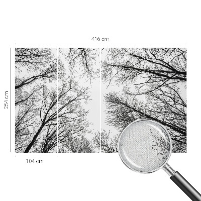 Samolepicí fototapeta do dětského pokoje Holé větve