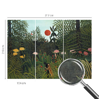 Samolepicí dekorativní fototapeta Exotická krajina