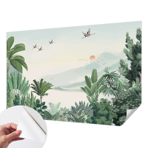 Samolepicí fototapeta na míru Tropická oáza