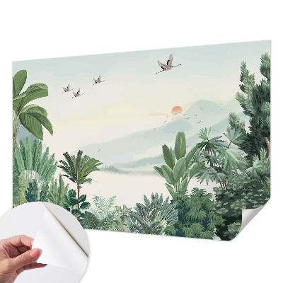 Samolepicí fototapeta na míru Tropická oáza