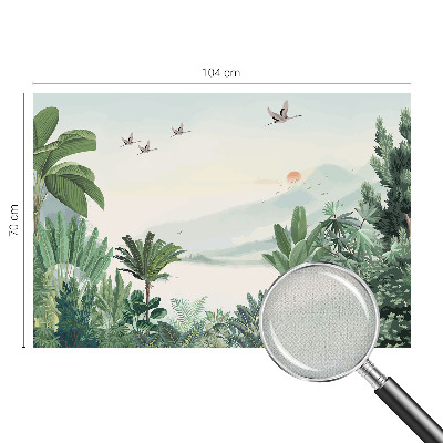 Samolepicí fototapeta na míru Tropická oáza