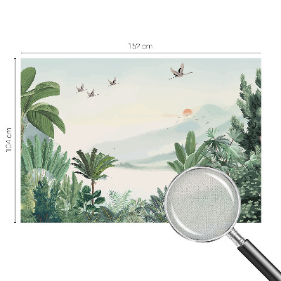 Samolepicí fototapeta na míru Tropická oáza