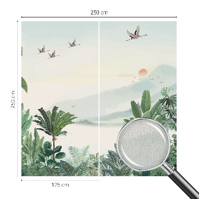 Samolepicí fototapeta na míru Tropická oáza