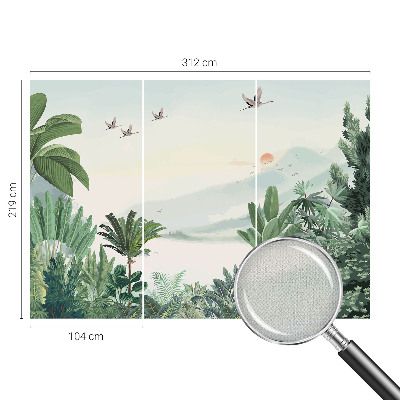 Samolepicí fototapeta na míru Tropická oáza