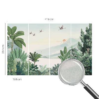 Samolepicí fototapeta na míru Tropická oáza