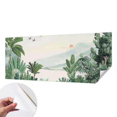 Samolepicí fototapeta na míru Tropická oáza