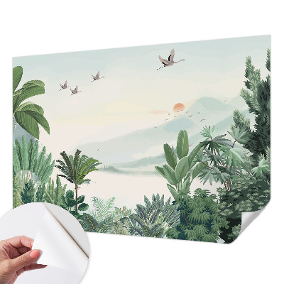 Samolepicí fototapeta na míru Tropická oáza