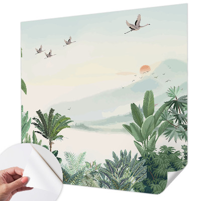 Samolepicí fototapeta na míru Tropická oáza