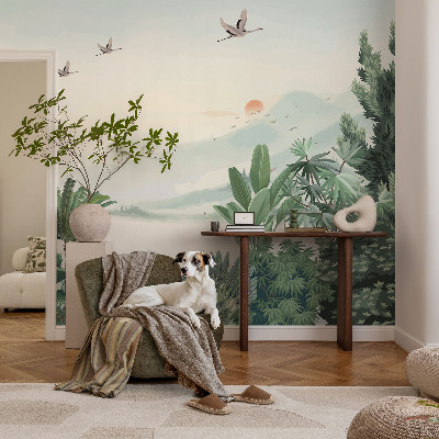 Samolepicí fototapeta na míru Tropická oáza