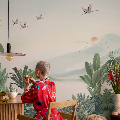 Samolepicí fototapeta na míru Tropická oáza