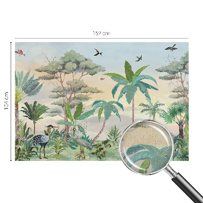 Samolepící fototapeta 3d Exotická flóra