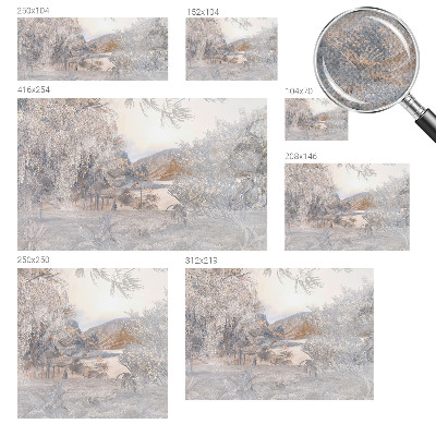 Samolepicí fototapeta do obýváků Povaha jemnosti