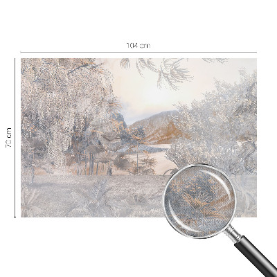 Samolepicí fototapeta do obýváků Povaha jemnosti