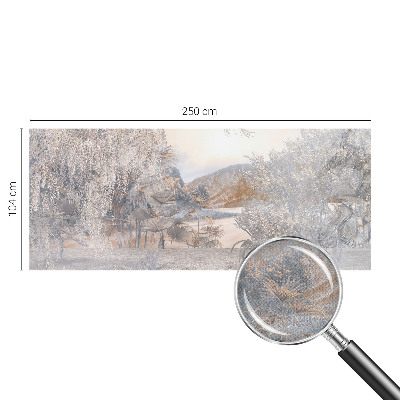 Samolepicí fototapeta do obýváků Povaha jemnosti