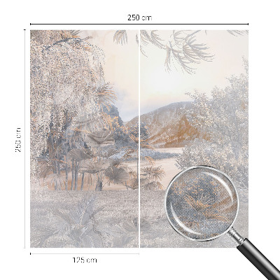 Samolepicí fototapeta do obýváků Povaha jemnosti