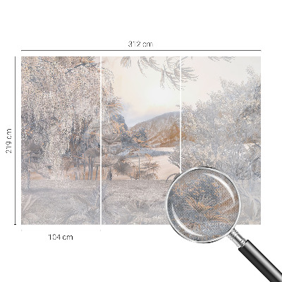 Samolepicí fototapeta do obýváků Povaha jemnosti