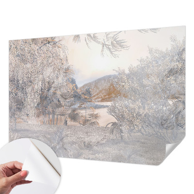 Samolepicí fototapeta do obýváků Povaha jemnosti