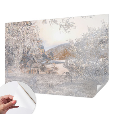 Samolepicí fototapeta do obýváků Povaha jemnosti