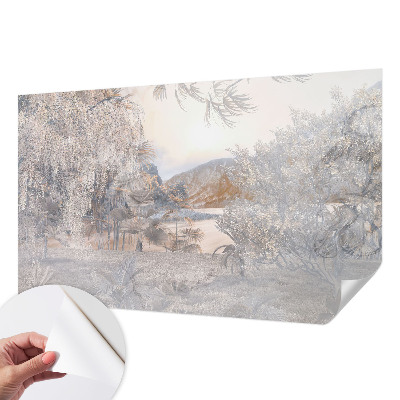 Samolepicí fototapeta do obýváků Povaha jemnosti