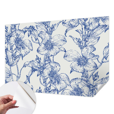 Samolepicí fototapeta na míru Květinové větve