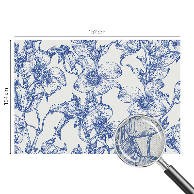 Samolepicí fototapeta na míru Květinové větve