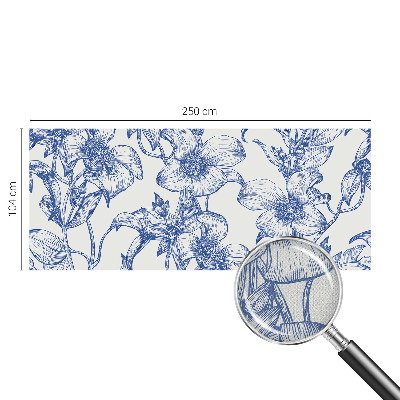 Samolepicí fototapeta na míru Květinové větve