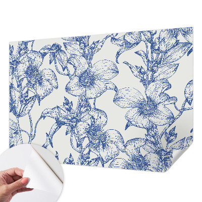 Samolepicí fototapeta na míru Květinové větve