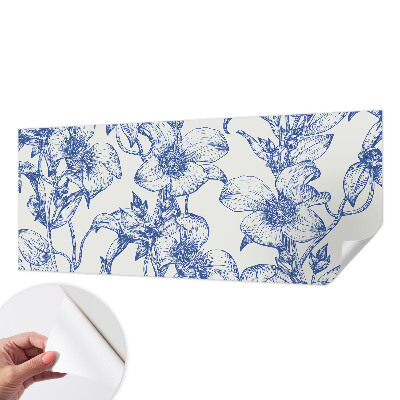 Samolepicí fototapeta na míru Květinové větve