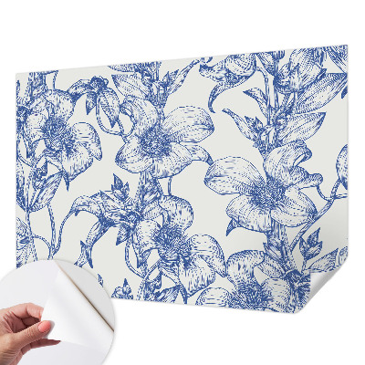 Samolepicí fototapeta na míru Květinové větve