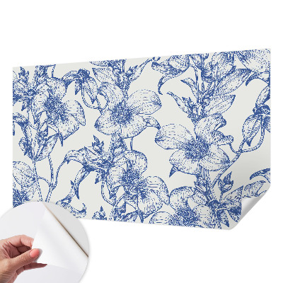 Samolepicí fototapeta na míru Květinové větve