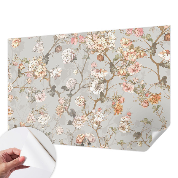 Samolepicí fototapeta na zeď Romantický vzor