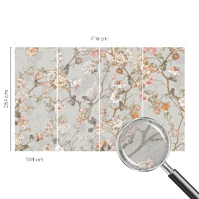 Samolepicí fototapeta na zeď Romantický vzor