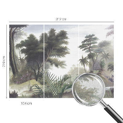 Samolepící fototapeta 3d Exotická krajina