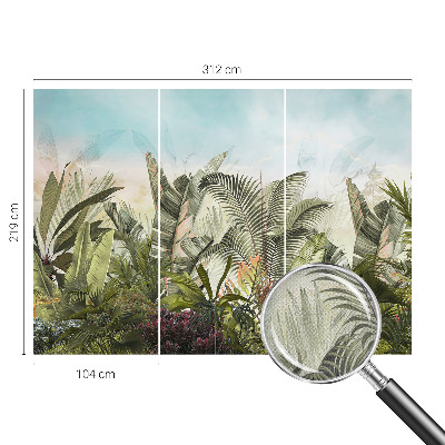 Samolepicí dekorativní fototapeta Tropický ráj