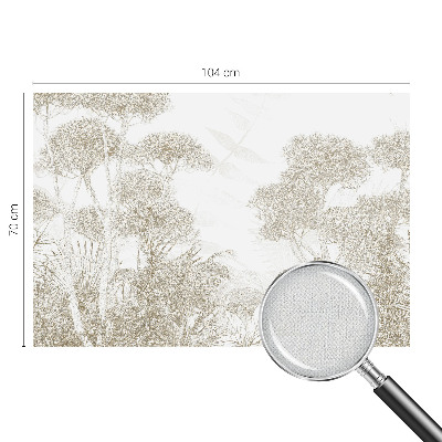 Samolepicí fototapeta na míru Tropická vegetace