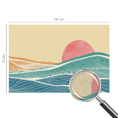 Samolepící fototapeta 3d Mořské vlny