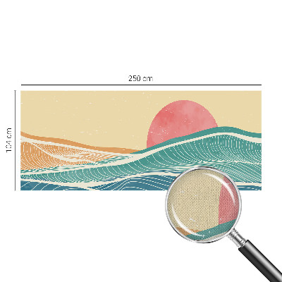 Samolepící fototapeta 3d Mořské vlny