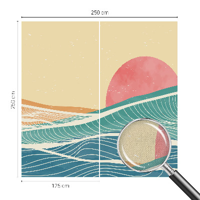 Samolepící fototapeta 3d Mořské vlny