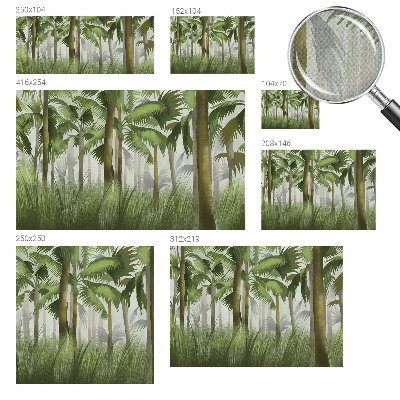 Samolepicí fototapeta do ložnice Tropický les
